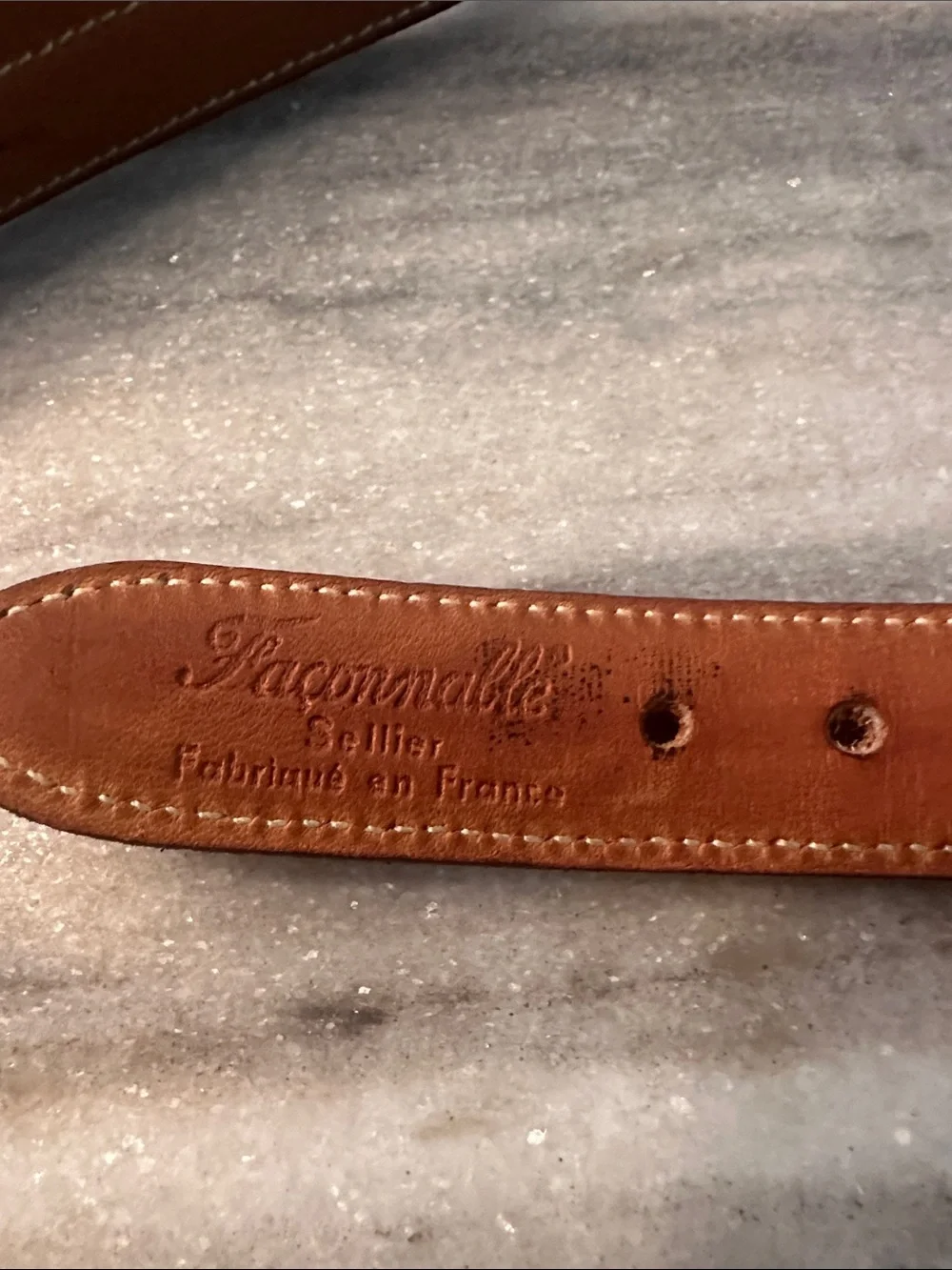 FACONNABLE SELLIER BELT -made in FRANCE
